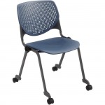 KFI Poly Caster Stack Chair With Perforated Back CS2300P03