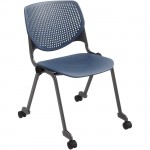 KFI Poly Caster Stack Chair With Perforated Back CS2300P03