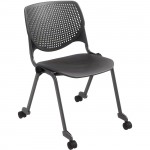 KFI Poly Caster Stack Chair With Perforated Back CS2300P10