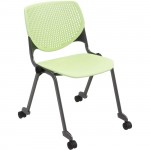 KFI Poly Caster Stack Chair With Perforated Back CS2300P14