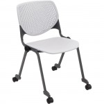 KFI Poly Caster Stack Chair With Perforated Back CS2300P13