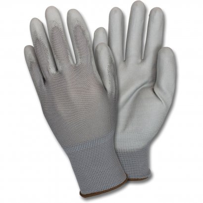 Safety Zone Poly Coated Knit Gloves GNPULG4GY