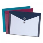 Pendaflex Poly Envelopes, Letter Size, Assorted Colors, 4/Pack PFX90016