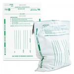 Quality Park Poly Night Deposit Bags w/Tear-Off Receipt, 8.5 x 10-1/2, Opaque, 100 Bags/Pack