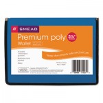 Smead Poly Premium Wallets, 5 1/4" Exp, Letter, Navy Blue SMD71503