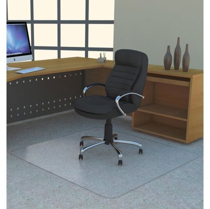 Polycarbonate Rectangular Studded Chair Mat 69704