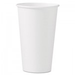 316W-2050 Polycoated Hot Paper Cups, 16 oz, White SCC316W