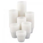 DCC P400-0100 Polystyrene Portion Cups, 4oz, Translucent, 250/Bag, 10 Bags/Carton DCCP400N