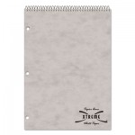 National Brand Porta Desk Notebook, College/Margin Rule, 8 1/2 x 11 1/2, White, 80 Sheets RED31186
