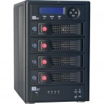 CRU 410-3QR Portable Four-bay Enclosure Featuring RAID and Encryption 35450-3138-2400