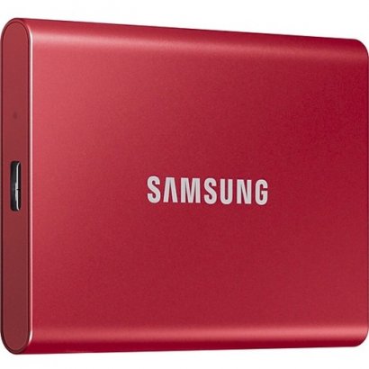 Samsung Portable SSD T7 USB 3.2 2TB (Metallic Red) MU-PC2T0R/AM