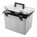 Pendaflex Portafile File Storage Box, Letter, Plastic, 13 7/8 x 14 x 11 1/8, Granite PFX41747