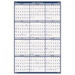House of Doolittle Poster Style Reversible/Erasable Yearly Wall Calendar, 18 x 24, 2016 HOD3960