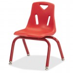 Powder-ctd Leg Color 14" Plastic Chair 8124JC1008