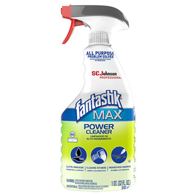 Fantastik MAX Power Cleaner, Pleasant Scent, 32 oz Spray Bottle, 8/Carton SJN323563