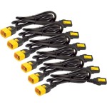 APC Power Cord Kit (6 ea), Locking, C13 to C14, 1.8m, North America AP8706S-NA