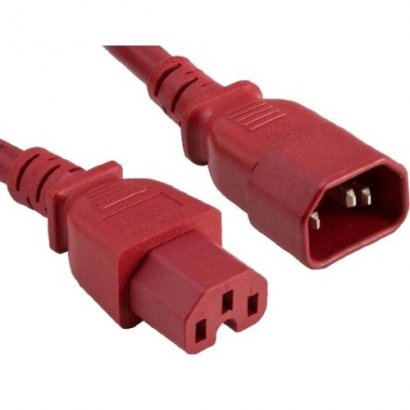 ENET Power Extension Cord C14C15-RD-3F-ENC