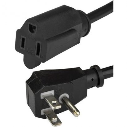 StarTech.com Power Extension Cord - Flat NEMA 5-15P to NEMA 5-15R - 1.5 ft. (18 in.) PACF10118IN