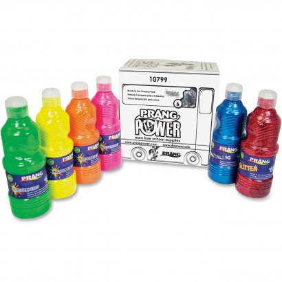 Prang Power Fluorescent Paint Set 10799