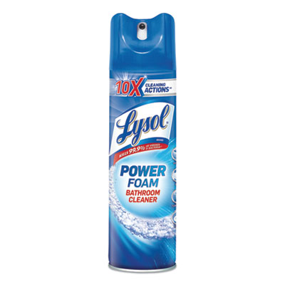 LYSOL Brand 19200-02569 Power Foam Bathroom Cleaner, 24oz Aerosol RAC02569