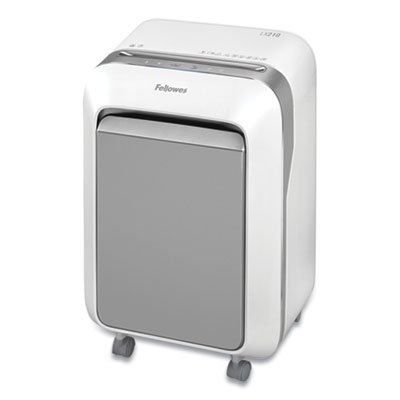 Fellowes Powershred LX210 Micro Cut Shredder, 16 Manual Sheet Capacity, White FEL5015301