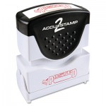 ACCUSTAMP2 Pre-Inked Shutter Stamp with Microban, Red, POSTED, 1 5/8 x 1/2 COS035580