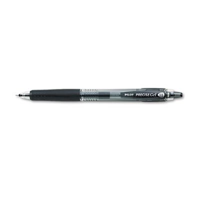 Pilot Precise Gel BeGreen Retractable Roller Ball Pen, Black Ink, .7mm, Dozen PIL15001