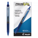 Pilot Precise V10RT Retractable Roller Ball Pen, Bold 1 mm, Blue Ink/Barrel, Dozen PIL13453