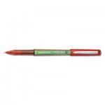 Pilot Precise V5 BeGreen Stick Roller Ball Pen, 0.5mm, Red Ink/Barrel, Dozen PIL26302