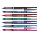 Pilot Precise V5 Roller Ball Stick Pen, Precision Point, Assorted Ink, .5mm, 7/Pack PIL26015