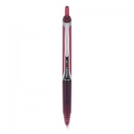Pilot PIL15137 Precise V5RT Retractable Roller Ball Pen, Extra-Fine 0.5 mm, Burgundy Ink, Burgundy/Silver Barrel, Dozen PIL15137