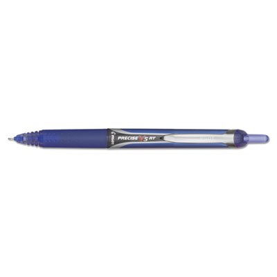 Pilot Precise V5RT Retractable Roller Ball Pen, Blue Ink, .5mm PIL26063