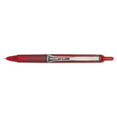 Pilot Precise V5RT Retractable Roller Ball Pen, Red Ink, .5mm PIL26064