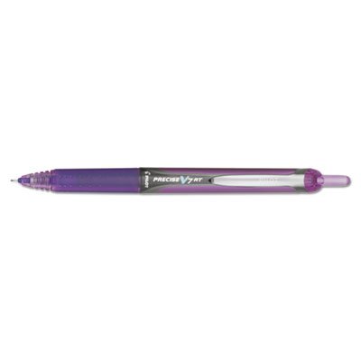 Pilot Precise V7RT Retractable Roller Ball Pen, Purple Ink, .7mm PIL26071