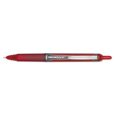 Pilot Precise V7RT Retractable Roller Ball Pen, Red Ink, .7mm PIL26069