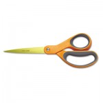 Fiskars 142440-1002 Premier Classic Scissors, 8" Long, Orange Straight Handle FSK01004244J