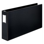 Cardinal Premier Easy Open 11 x 17 Locking Slant-D Ring Binder, 3" Cap, Black CRD12142