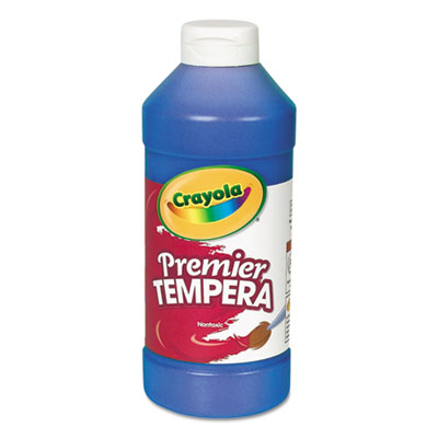 Crayola Premier Tempera Paint, Blue, 16 oz CYO541216042