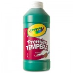 Crayola 541216044 Premier Tempera Paint, Green, 16 oz 54-1216-044