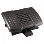 Kantek Premium Adjustable Footrest with Rollers, Plastic, 18w x 13d x 4h, Black KTKFR750
