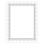 Southworth Premium Certificates, White, Spiro Silver Foil Border, 66 lb, 8,5 x 11, 15/Pack SOUCTP2W