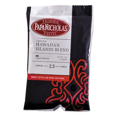 PapaNicholas Coffee Premium Coffee, Hawaiian Islands Blend, 18/Carton PCO25181