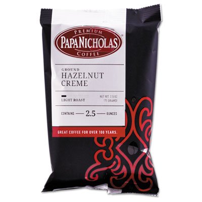 PapaNicholas Coffee Premium Coffee, Hazelnut Creme, 18/Carton PCO25187