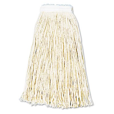 216C Premium Cut-End Wet Mop Heads, Cotton, 16oz, White, 12/Carton BWK216CCT