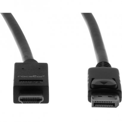 Rocstor Premium DisplayPort to HDMI Converter Cable - 6 ft - 4K Y10C127-B1