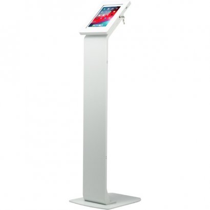 CTA Digital Premium Large Locking Floor Stand Kiosk (White) PAD-PLSW