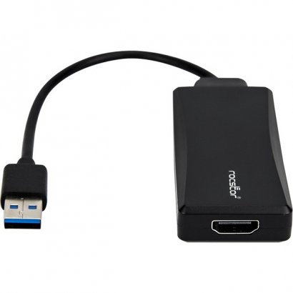 Rocstor Premium Slim USB 3.0 to HDMI M/F Video Graphics Adapter -1920x1200 1080p Y10A177-B1