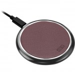 SIIG Premium Wireless Smartphone Charger Pad - Brown AC-PW1K12-S1