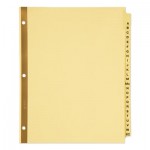 Avery Preprinted Laminated Tab Dividers w/Gold Reinforced Binding Edge, 25-Tab, Letter AVE11306