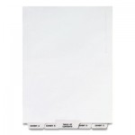 Avery Preprinted Legal Exhibit Bottom Tab Index Dividers, Avery Style, 27-Tab, Exhibit A to Exhibit Z, 11 x 8